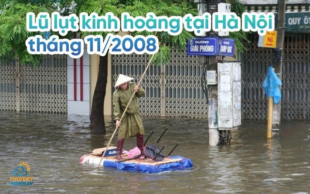 Trật lũ lụt kinh hoàng tại Hà Nội gây ra thiệt hại lớn