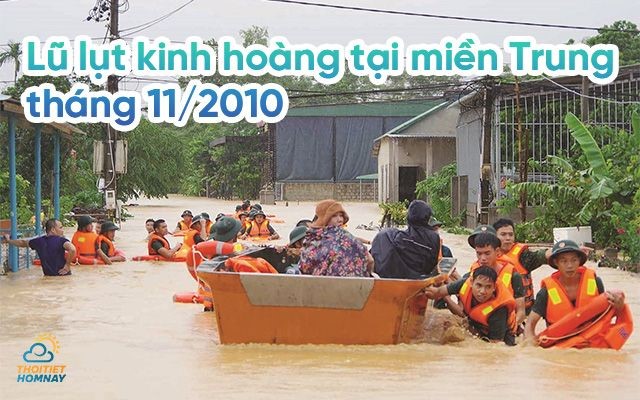 Hàng chục ngàn người phải sơ tán trong trận lũ lụt tháng 11