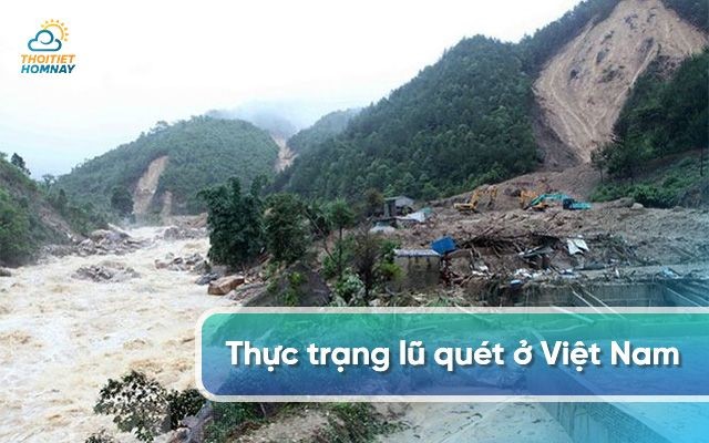 Lũ quét tàn phá khu vực miền Bắc Việt Nam