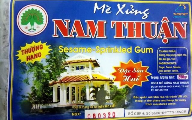 Mè xửng Nam Thuận nổi tiếng với món kẹo mè xửng và mè đen