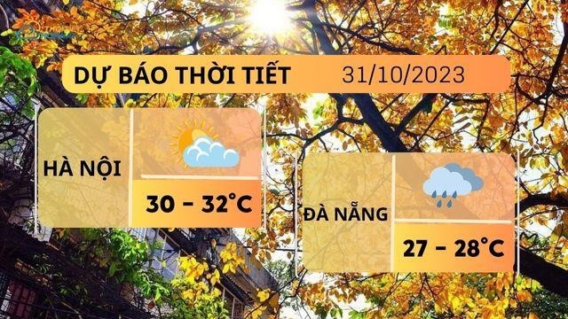 Dự báo thời tiết hôm nay tại Hà Nội và Đà Nẵng