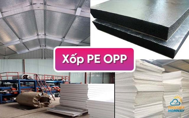 Xốp PE OPP được sử dụng chủ yếu trong các nhà xưởng, nhà kho
