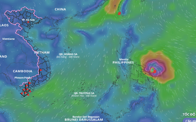  Diễn biến bão Manyi