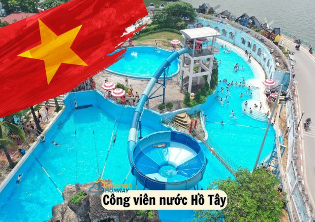 Vui chơi ở công viên nước Hồ Tây 2/9