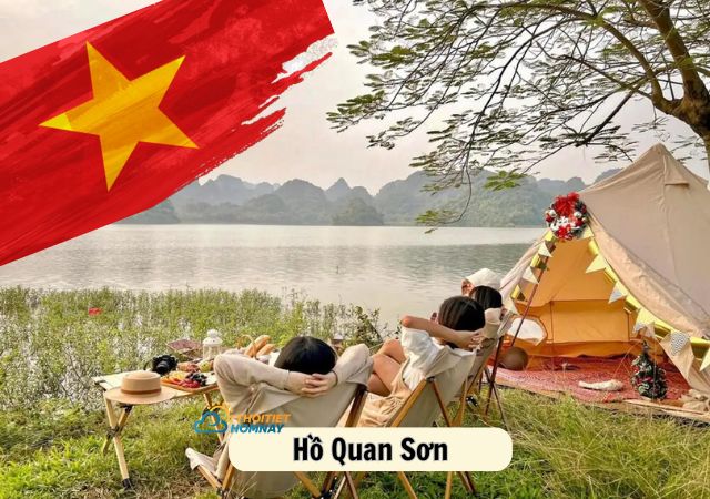 Cắm trại hồ Quan Sơn 