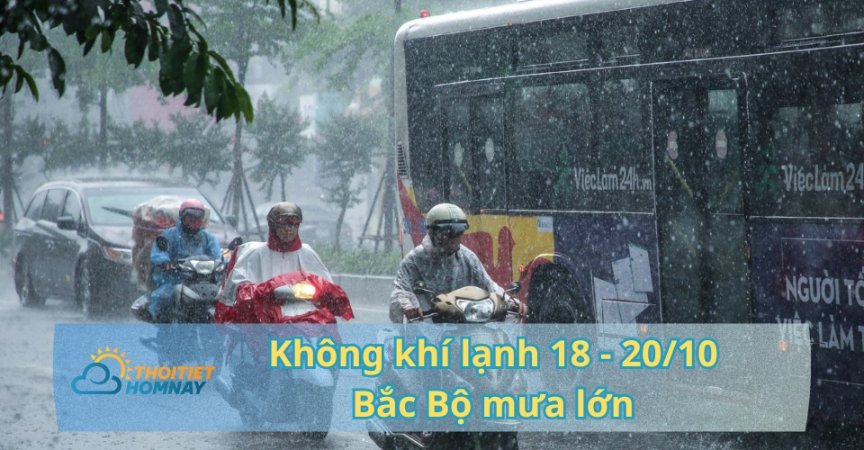 Bắc Bộ đón không khí lạnh 18-20/10