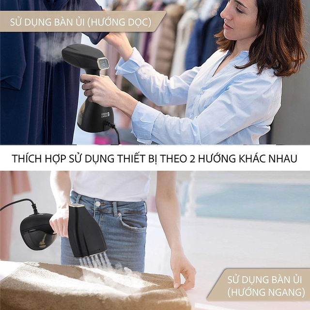 Thiết bị ủi hiện đại, tiện lợi khi ủi theo 2 chiều 