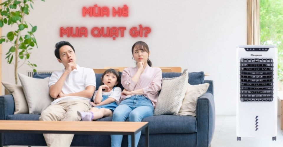 Nên mua quạt gì cho mùa hè