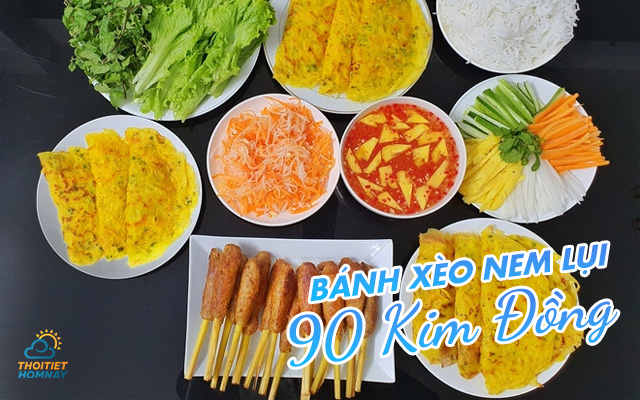 Bánh xèo nem lụi 90 Kim Đồng 