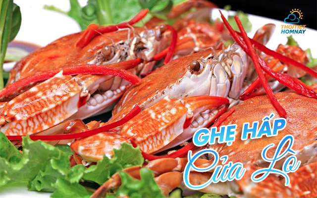 Ghẹ hấp Cửa Lò 