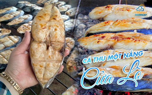 Cá thu một nắng ở Cửa Lò 