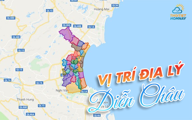 Bản đồ Diễn Châu Nghệ An 