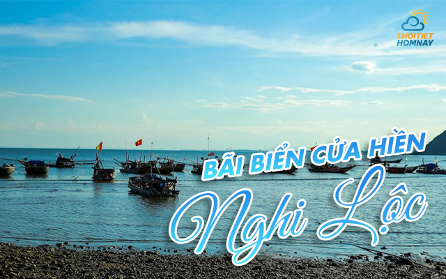 Vẻ đẹp bãi biển cửa Hiền ở Nghệ An 