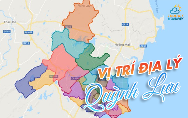 Bản đồ huyện Quỳnh Lưu, Nghệ An 