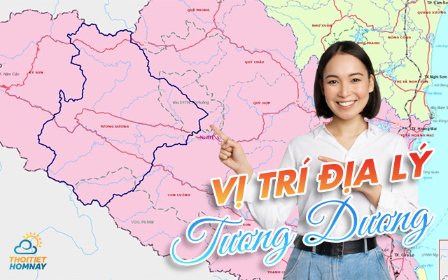 Vị trí địa lý huyện Tương Dương Nghệ An 